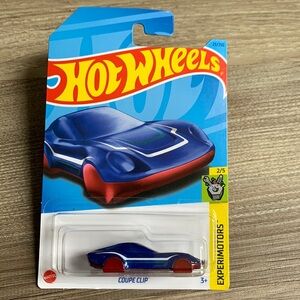 Key Chain Hot Wheels Car Blue Coupe Clip Keychain 🆕 HotWheels Mainline casting